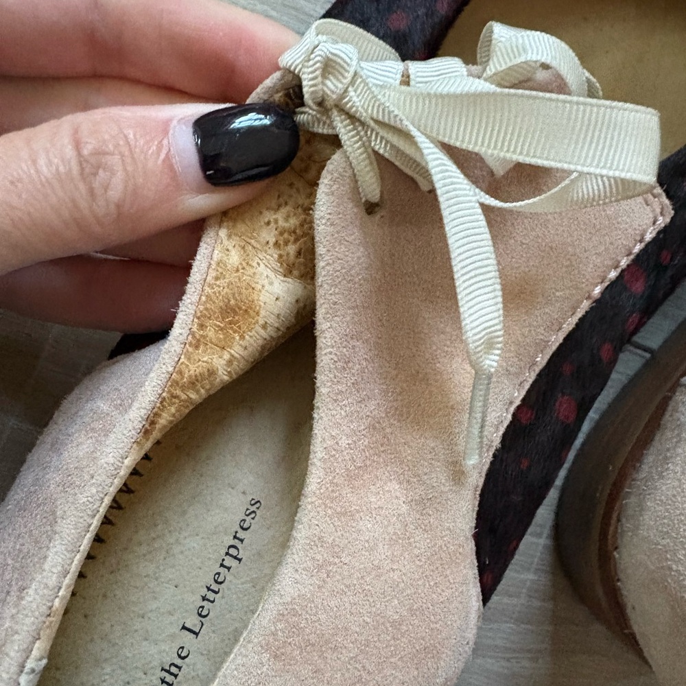 Pilcro and The Letterpress Olivia Cutout Oxford Loafers Size 10 - Picture 5 of 9